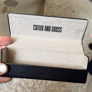 Cutler and Gross Black Glasses Case